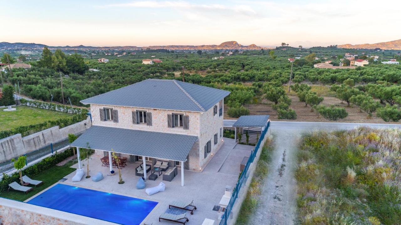 Zante Soleil - High-End Stone Villa With Swimming Pool Lagopodhon Extérieur photo